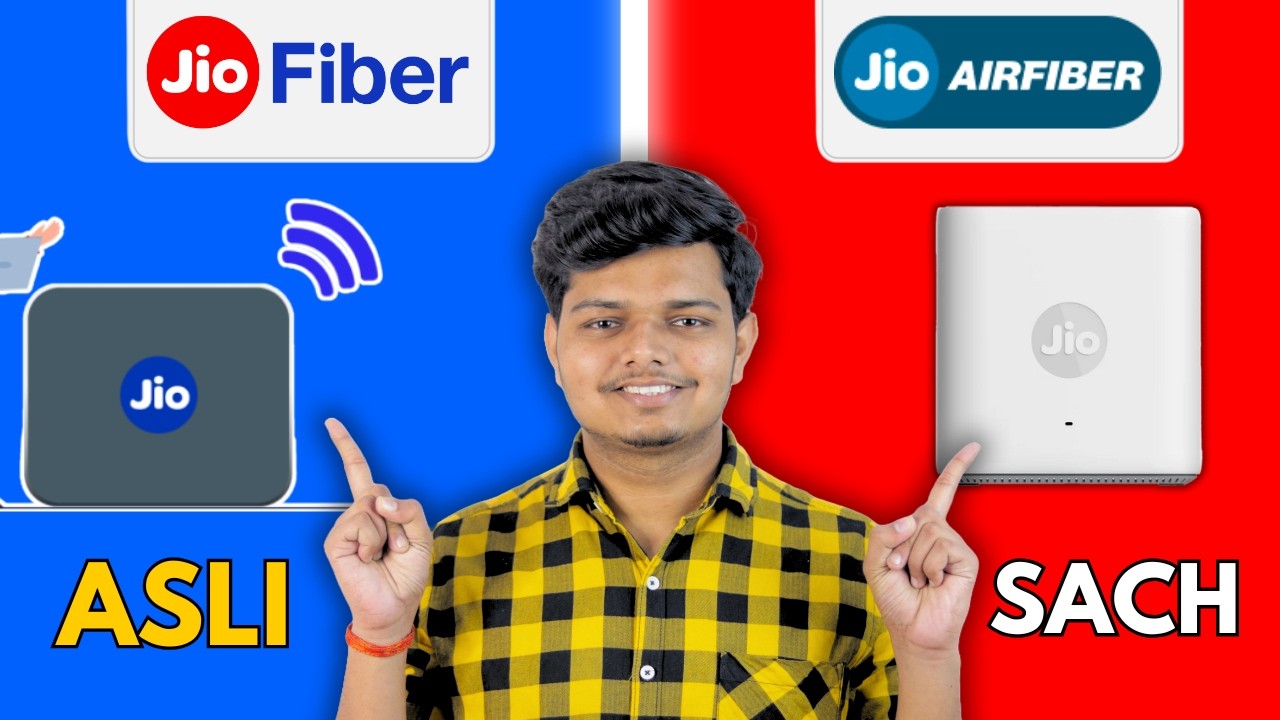 Jio AirFiber vs Jio Fiber: Speed, Price & Features Compared!