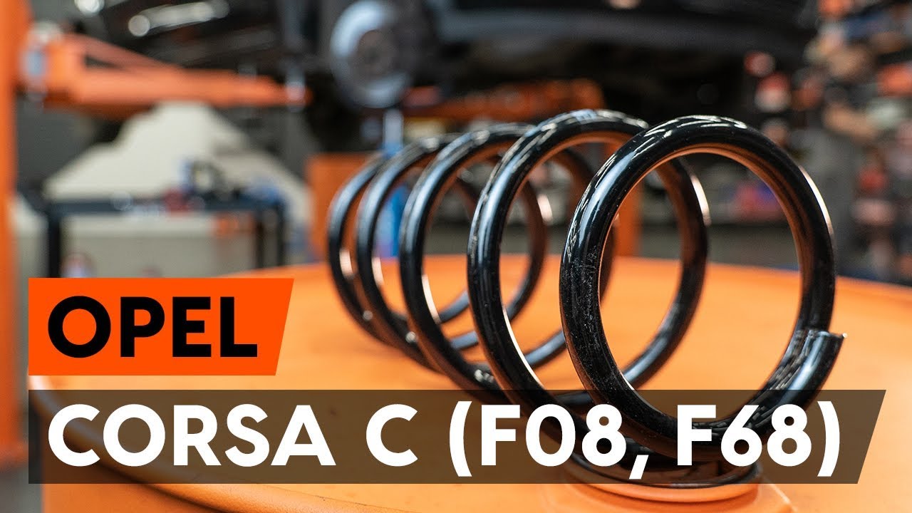 Comment remplacer ressort de suspension avant sur OPEL CORSA C (F08, F68) [TUTORIEL AUTODOC]