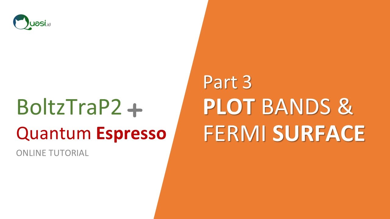 Boltztrap2 Tutorial part3 Fermi surface