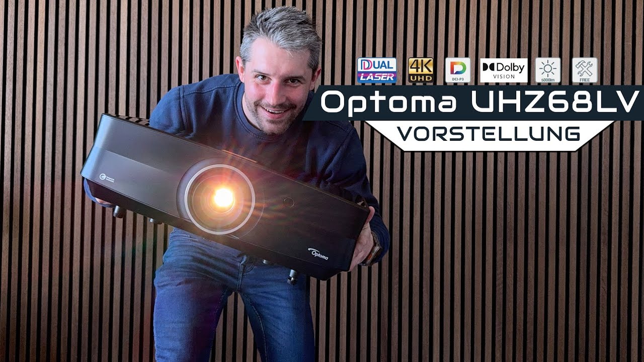 Optoma UHZ68LV: Der beste DLP Laserprojektor fürs Wohnzimmer? 5000 Lumen, Dolby Vision, HDMI 2.1 uvm