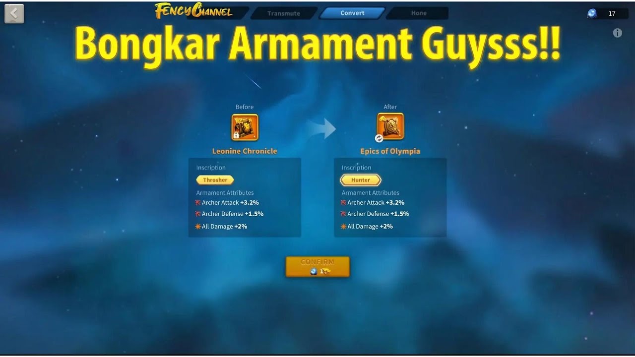 HATI-HATI PAS BONGKAR ARMAMENT!! KALAU GK TELITI JADI RUGI GESSS :( RISE OF KINGDOMS INDONESIA