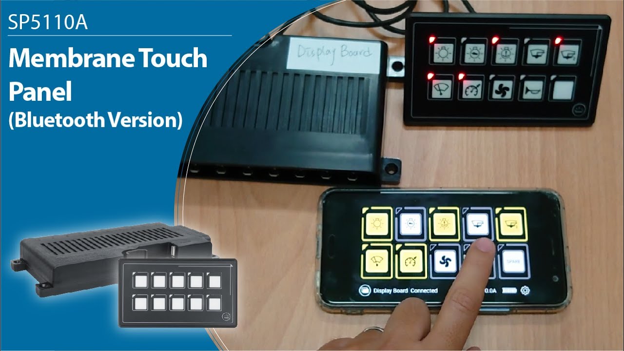 SP5110 10P Membrane Touch Panel (Bluetooth Version)