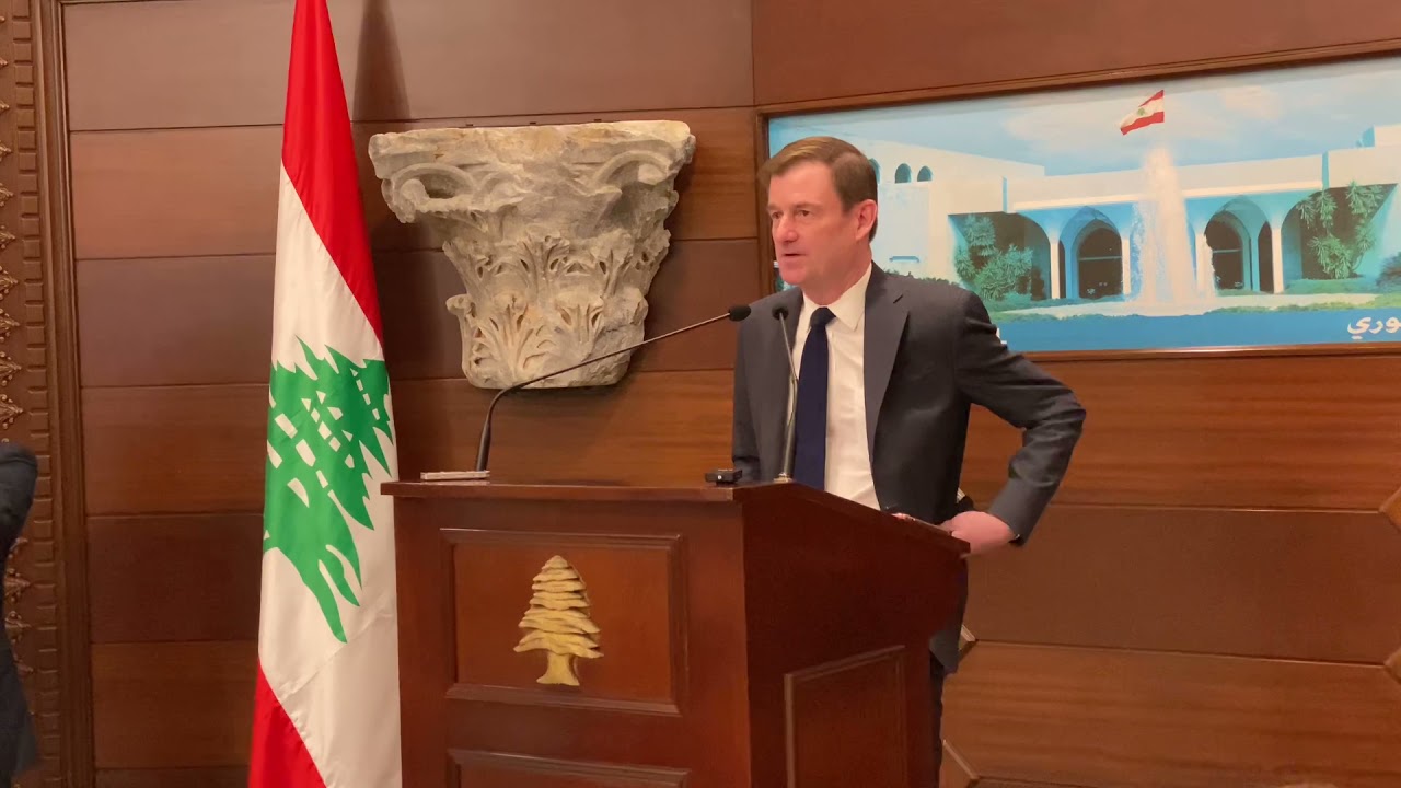 Under Secretary for Political Affairs David Hale's Statement at Baabda Palace