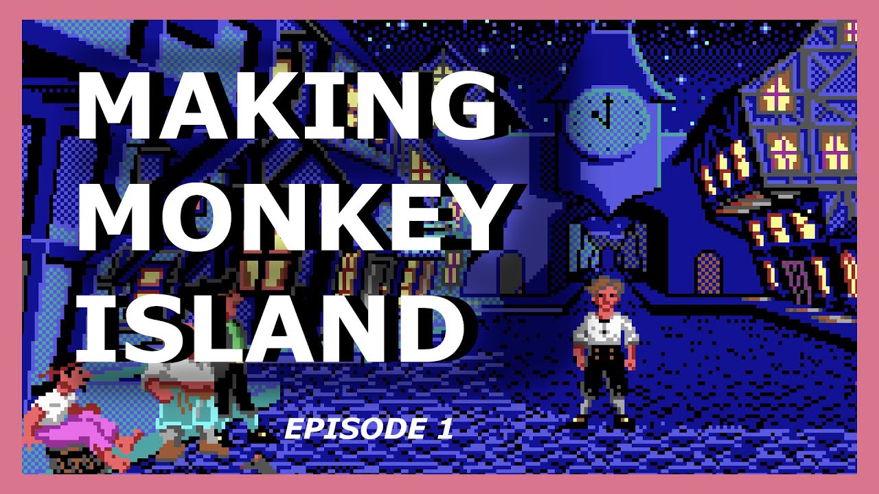 MAKING MONKEY ISLAND Ep 1 Point and Click Character Controller, Simple Collisions, Perspective Trick