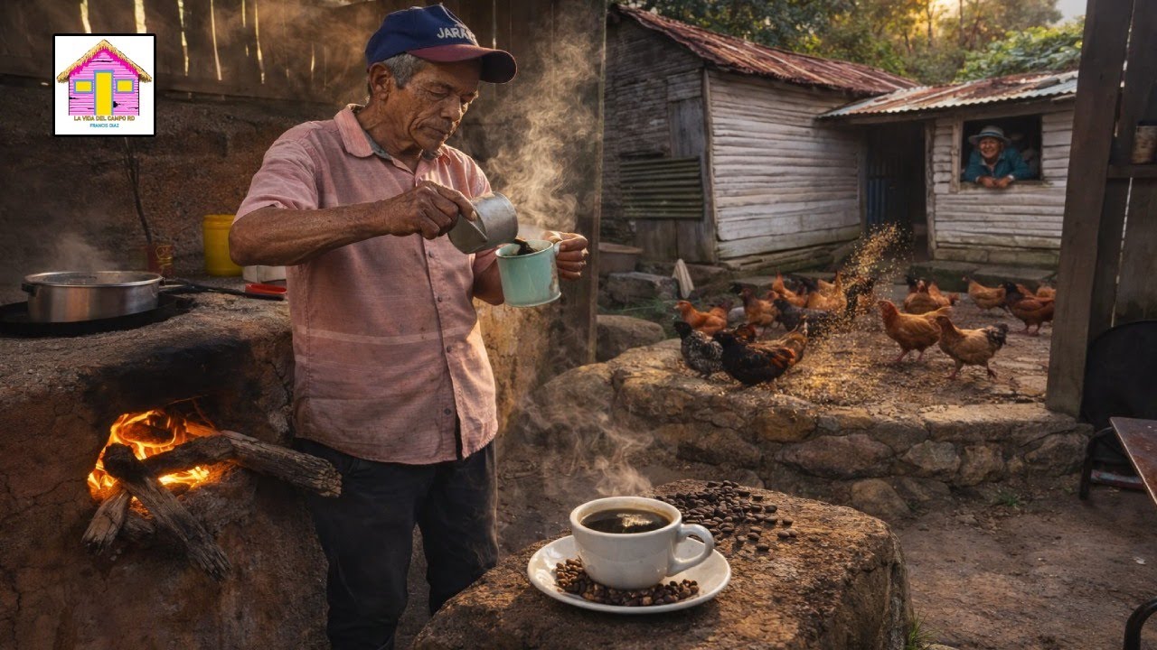 PRIMER VIDEO DEL AÑO 2026, UNA TARDE DE CAFE Y MUCHAS GALLINAS EN EL CAMPO DE LA LOMITA