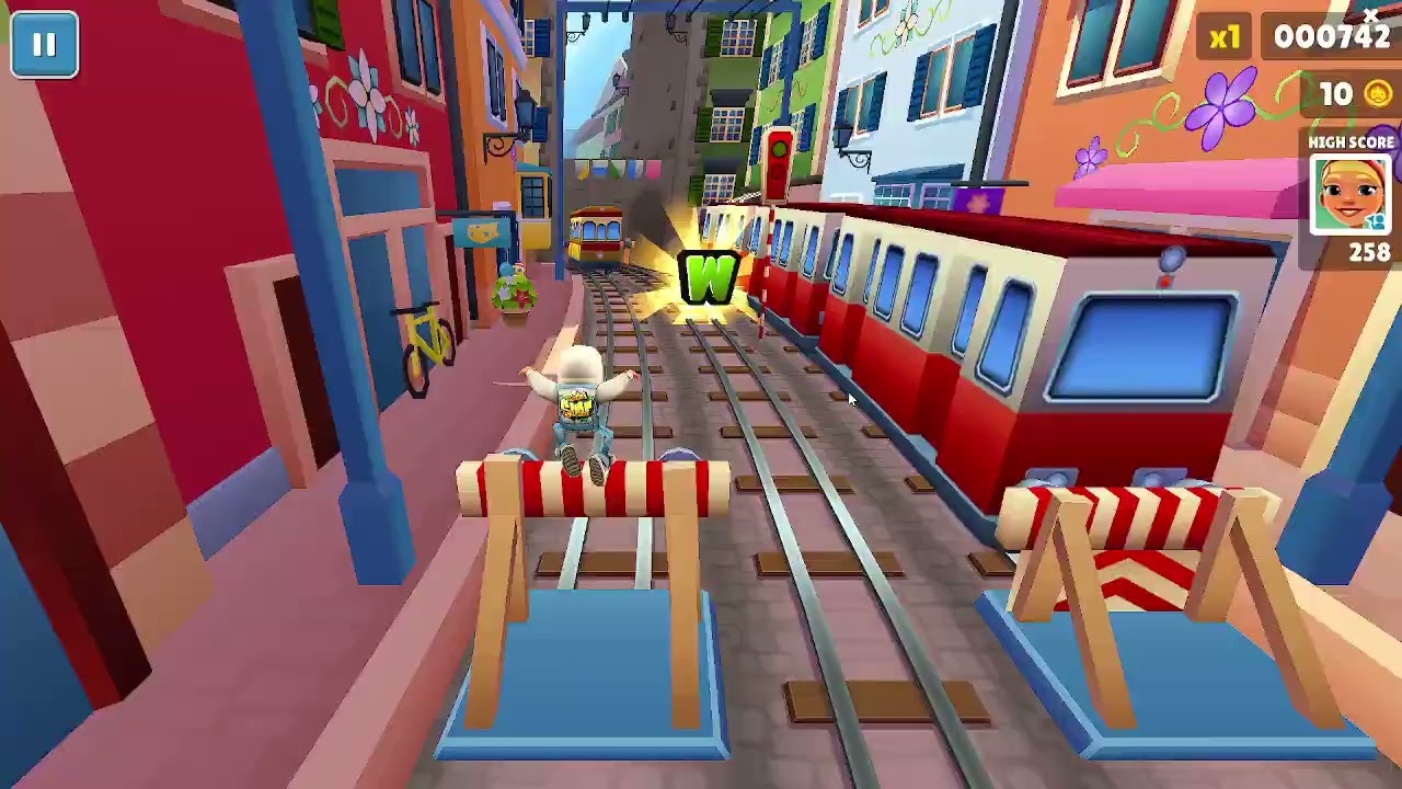 Jogando subway Surfers Parte - 18