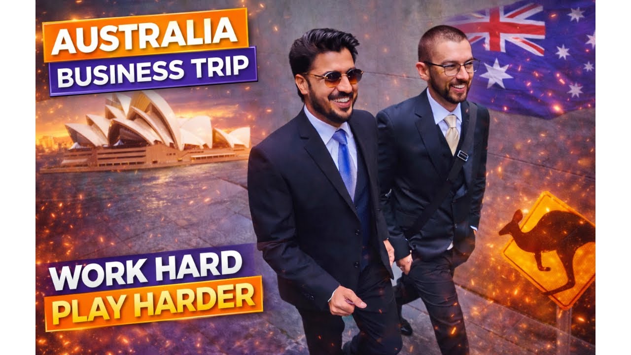 Australia Business Trip Vlog | Work Hard Play Harder | Best Moments Compilation 🇦🇺