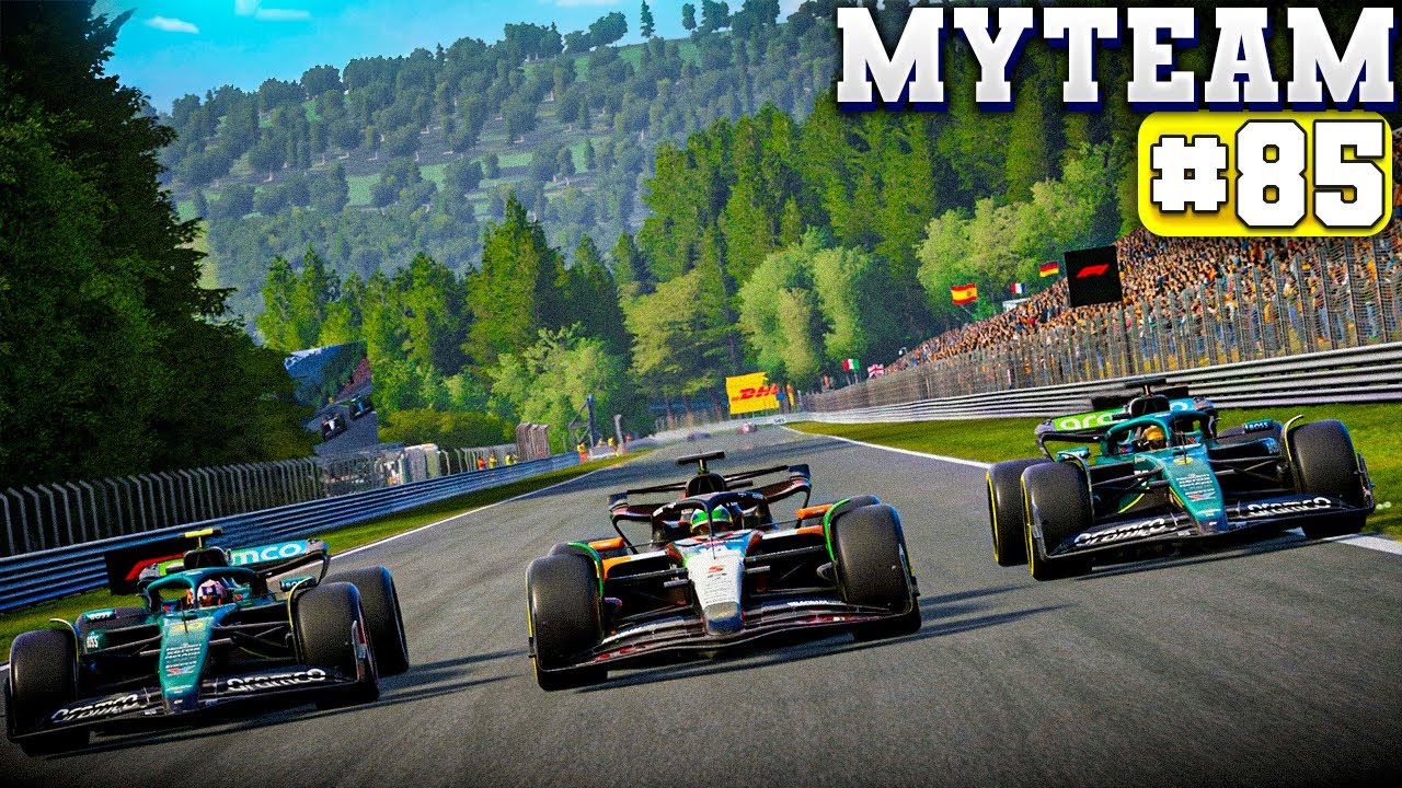 F1 25 - MY TEAM 2.0 - AQUI NA BÉLGICA EU ME SINTO EM CASA! OLHA ESSE THREE WIDE! - EP 85