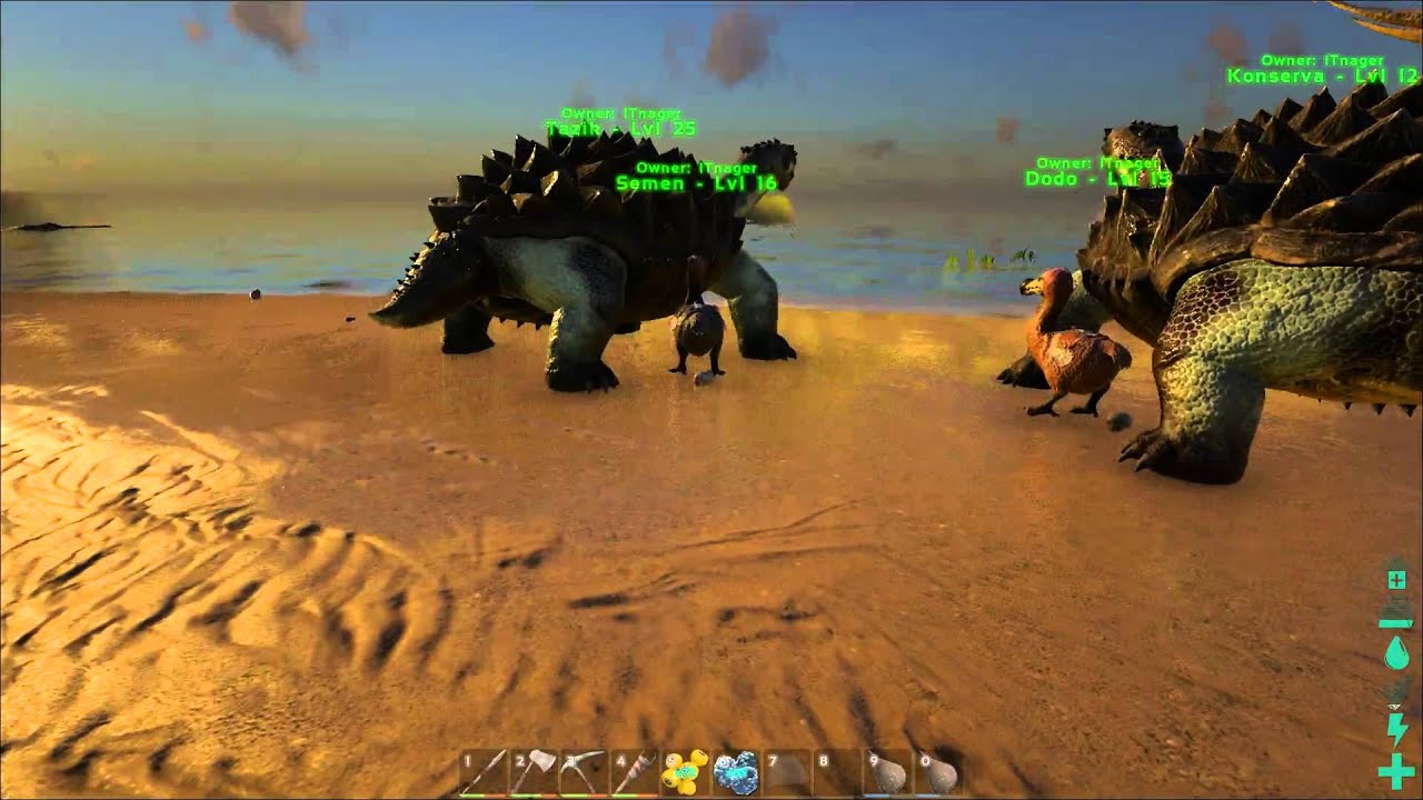 ARK Survival Evolved Let's Play - Робинзонада #15 - Обновки экипировки.