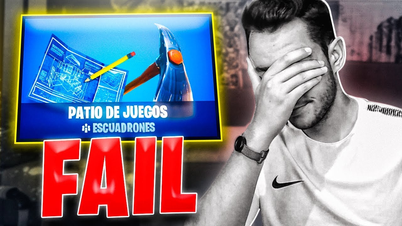 FAILS Y FUNNY MOMENTS en PATIO DE JUEGOS de FORTNITE - TheGrefg