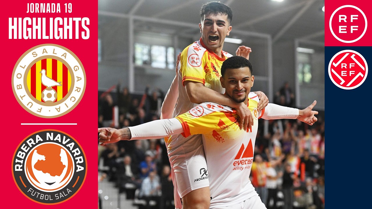 Resumen #PrimeraDivisiónFS | Industrias Santa Coloma 4-3 ATP Iluminación Ribera Navarra| Jornada 19