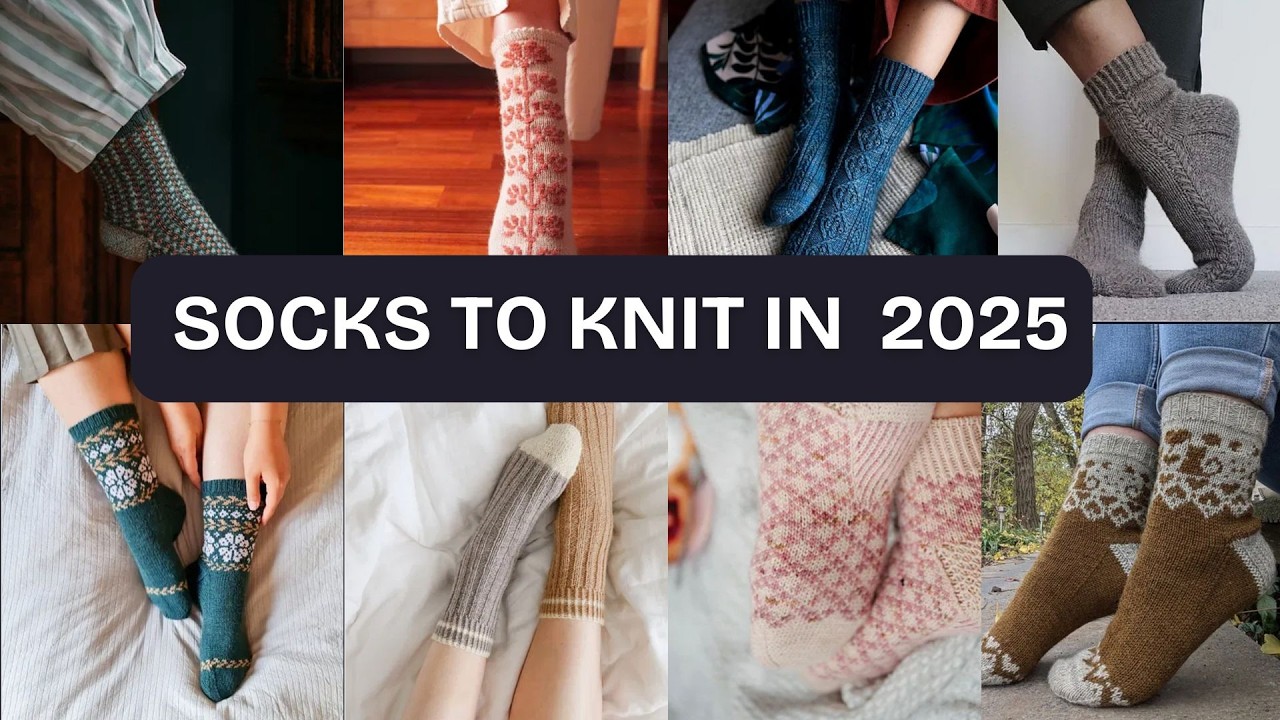 Потрясающие узоры для носков любого уровня мастерства от Socktober | Stitch and Thread