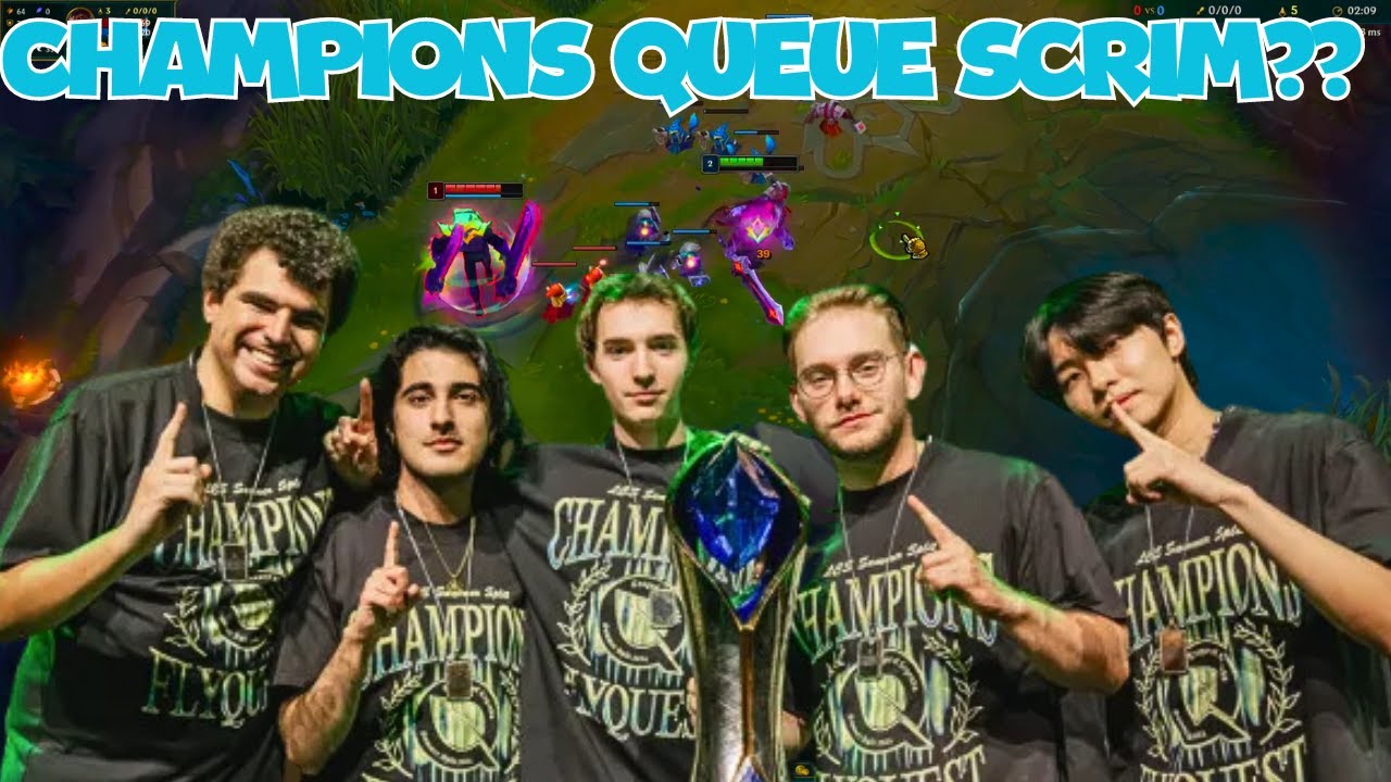 FULL FLYQUEST TEAM Play Worlds Champions Queue!! (Bwipo Garen POV)
