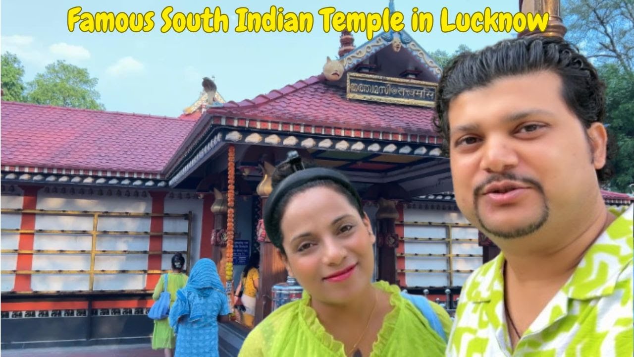 We Visited Famous South Indian Temple in Lucknow ( Ayyappa Swamy )