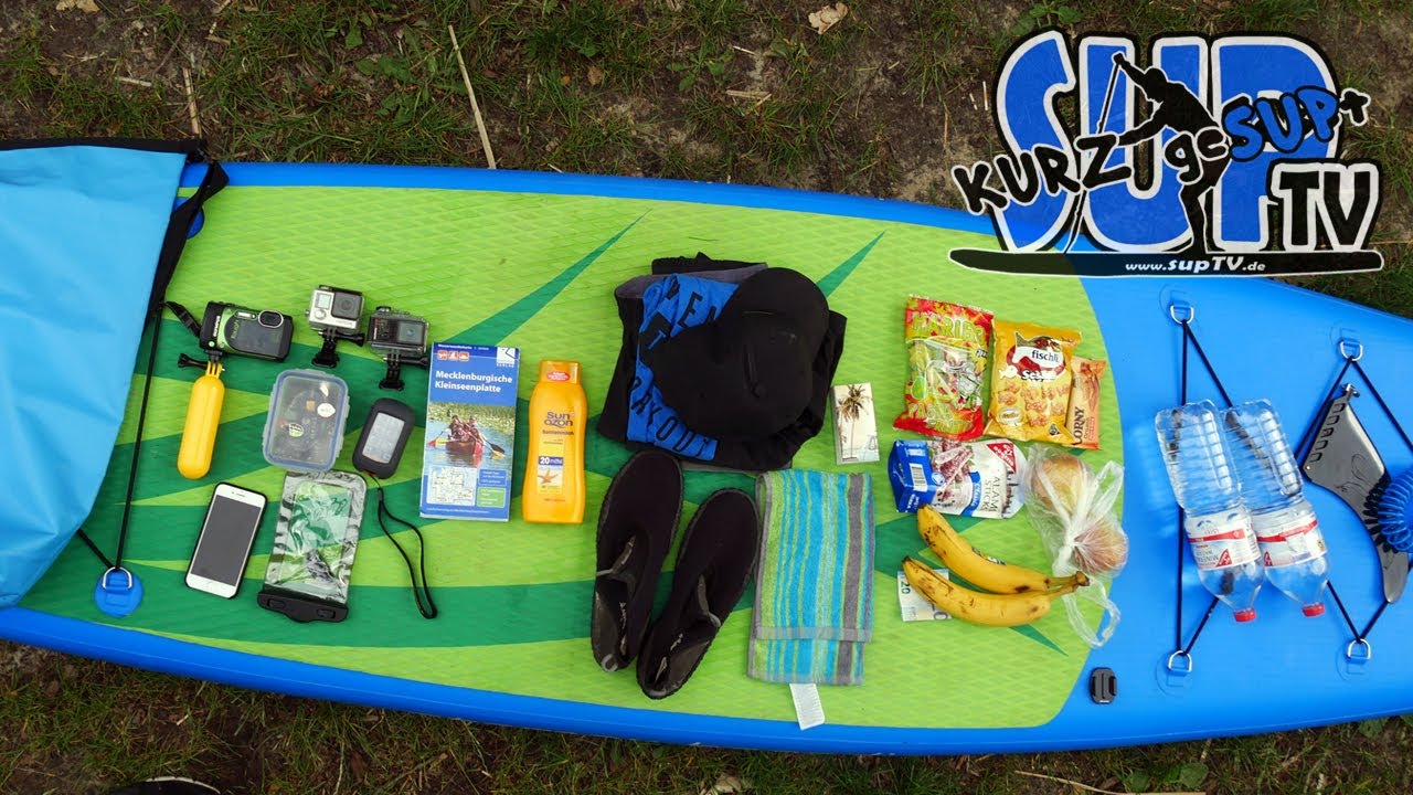 Ausrüstung für eine SUP-Tour // Stand Up Paddling // #kurzgeSUPt #8