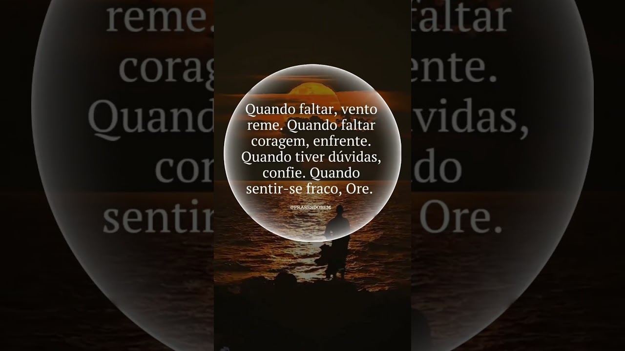 Reflex&atilde;o.... Para Vida... #status #reflex&atilde;o #shortvideo #frasesdobem #mensagem