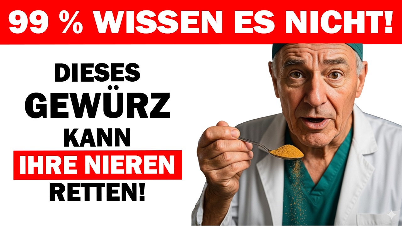 Top 5 Gewürze: Entgiften Sie schnell und heilen Sie Ihre Nieren natürlich!