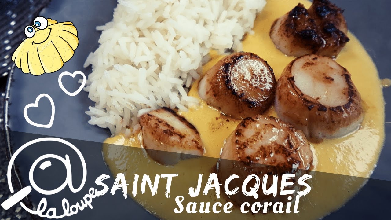 NOIX DE SAINT JACQUES SAUCE CORAIL #143
