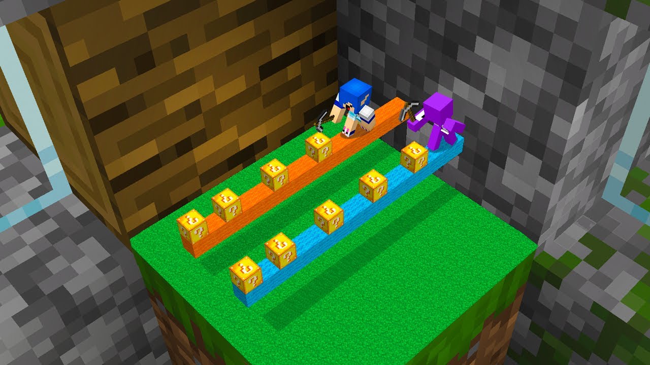 MENOR CORRIDA LUCKY BLOCK DO MUNDO