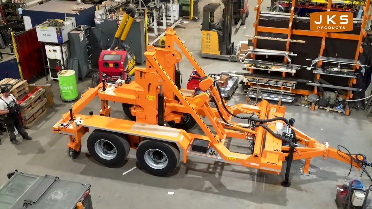 JKS 35000 hydraulisesti levittyvän kaapelikelavaunun käyttö