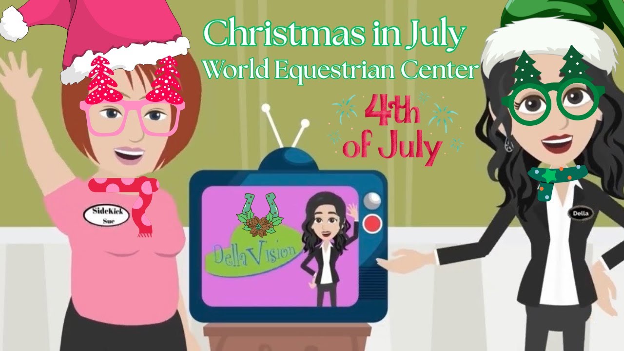 Summer Festival at The World Equestrian Center. Christmas in July! Great 55+ here in Ocala, Florida!