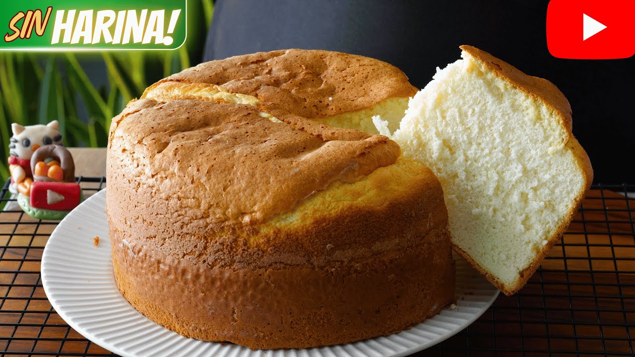 🔥BIZCOCHO ALGODÓN de Leche Condensada SIN HARINA de trigo FÁCIL sin Gluten Dulce Hogar Recetas💕
