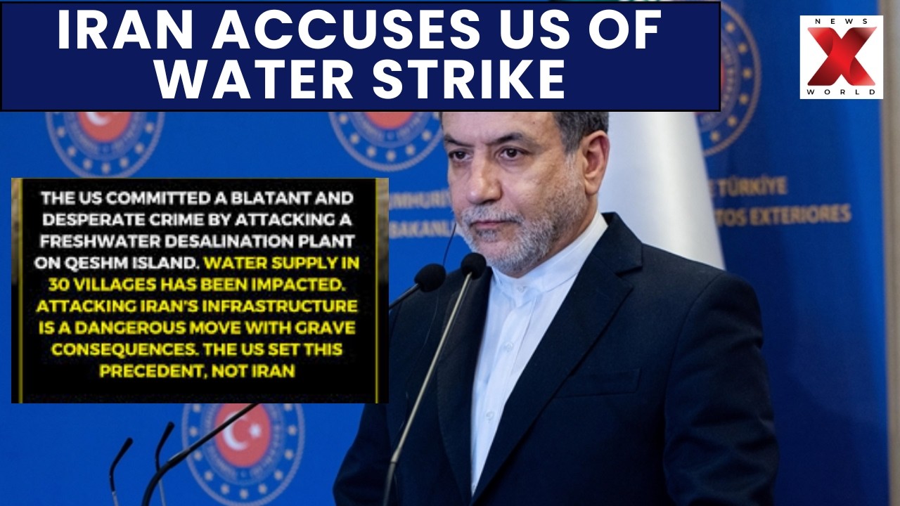 Iran Condemns US Strike On Qeshm Island Water Plant Amid Rising Gulf Tensions | NewsX World
