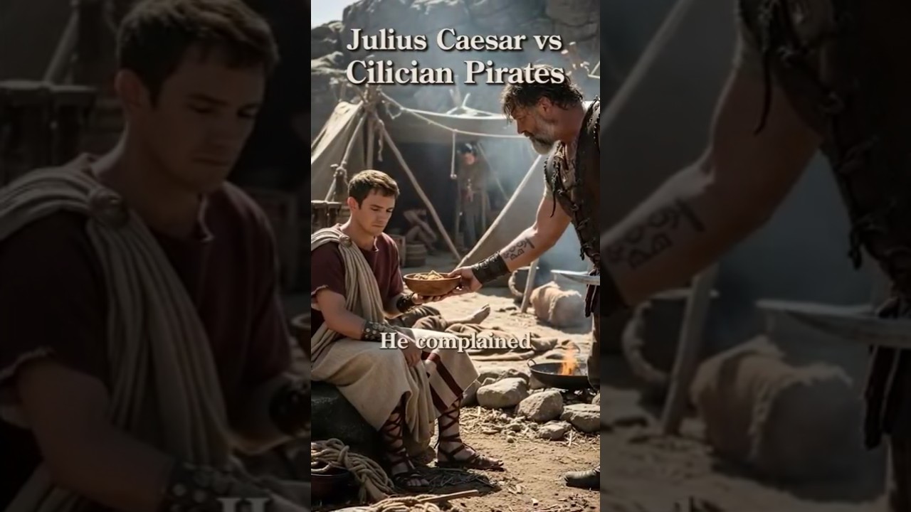 When Pirates Kidnapped Julius Caesar, He Bullied Them #history #ancientrome #caesar