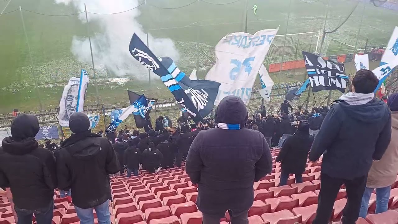 Tifosi biancazzurri a Perugia - Perugia Pescara 0-0 26/01/2025