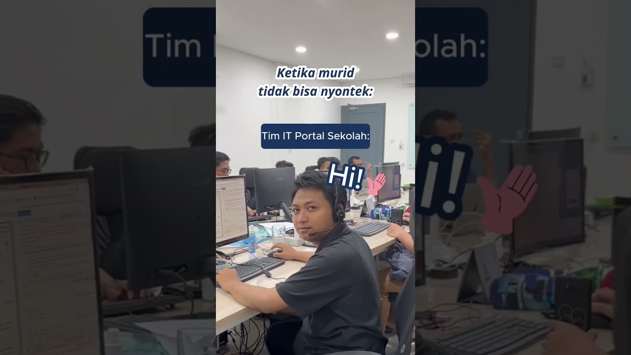 POV: Tim IT Portal Sekolah ketika murid protes tidak bisa nyontek saat ujian be like: 😂#anticurang