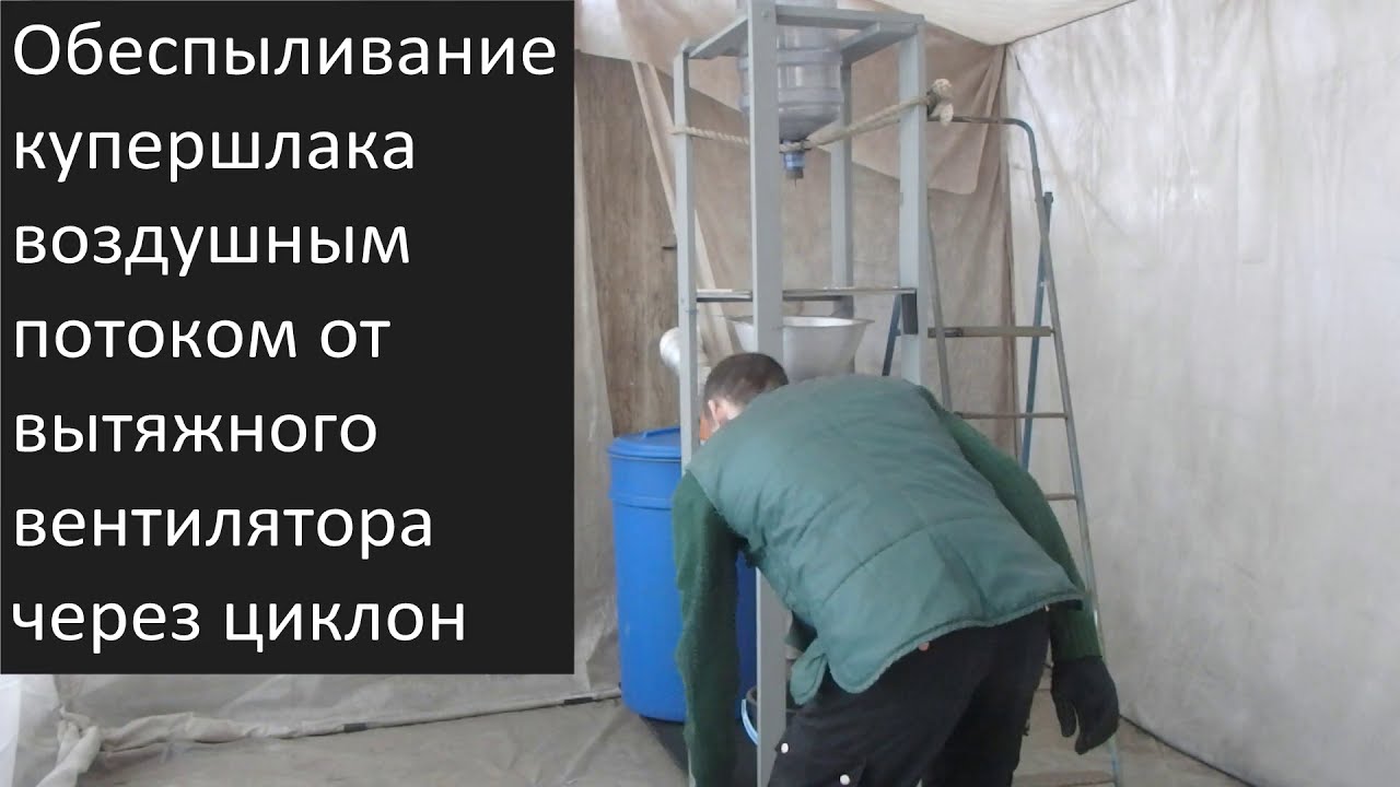 Очистка сыпучих абразивов от пыли и мусора