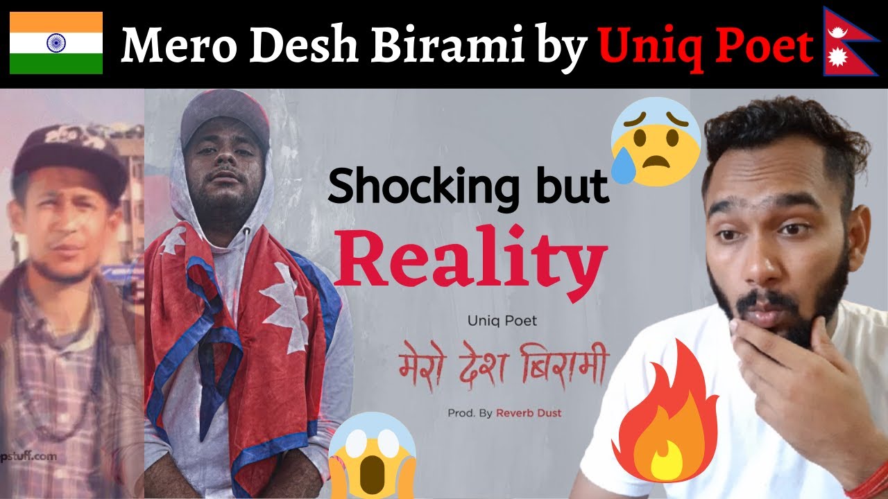 Mero Desh Birami Song Reaction | UNIQ POET | Reaction Zone