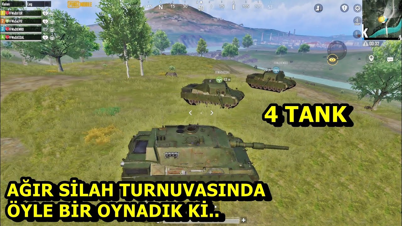 AĞIR SİLAH TURNUVASINDA ÖYLE BİR OYNADIK Kİ ! PUBG MOBİLE