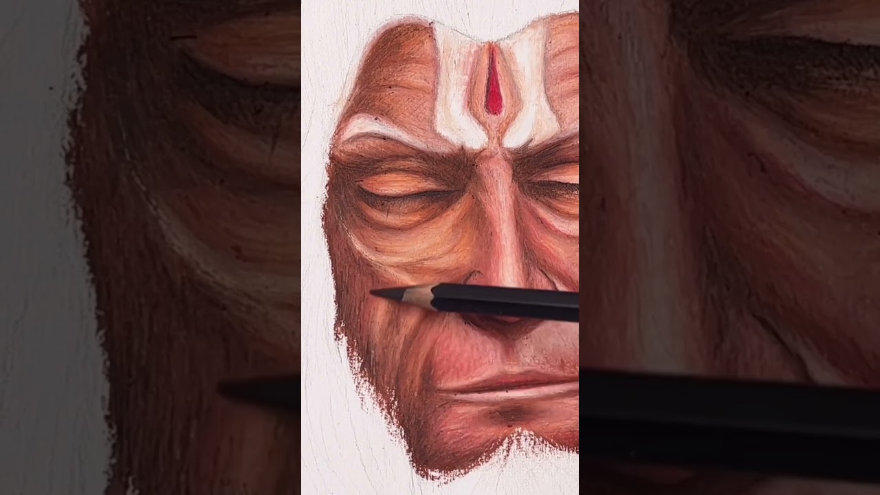 Jai Hanuman 🙏🏻 #shorts #hanuman #art