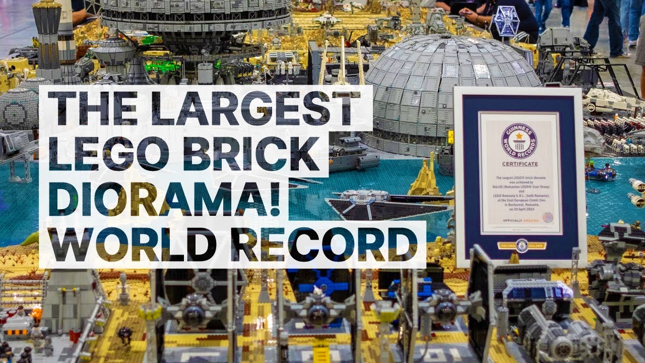 The largest LEGO brick diorama, GUINNESS WORLD RECORD! Star Wars Lothal by RoLUG & LEGO Romania