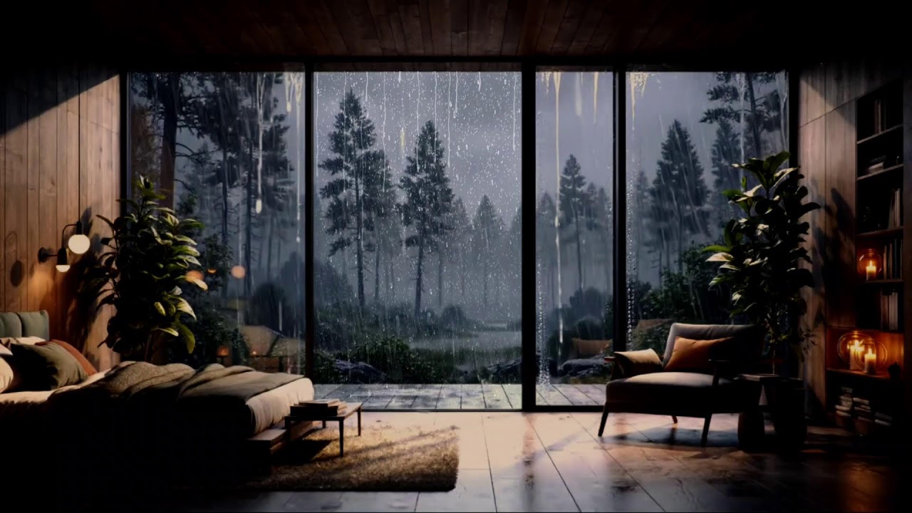 Finally, you can stop overthinking. [Rain on Glass & Soft Piano]