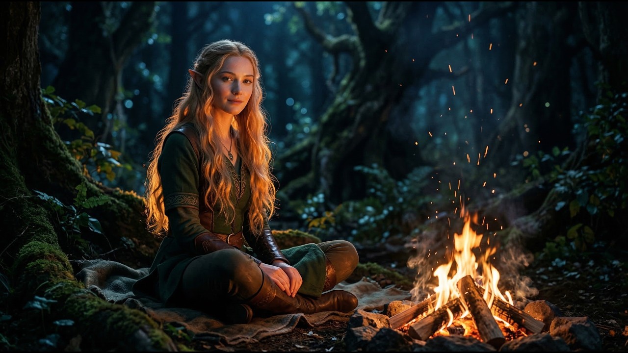 Música de FANTASÍA ÉLFICA para Dormir y Meditar | Relajación Profunda y Sanación del Alma