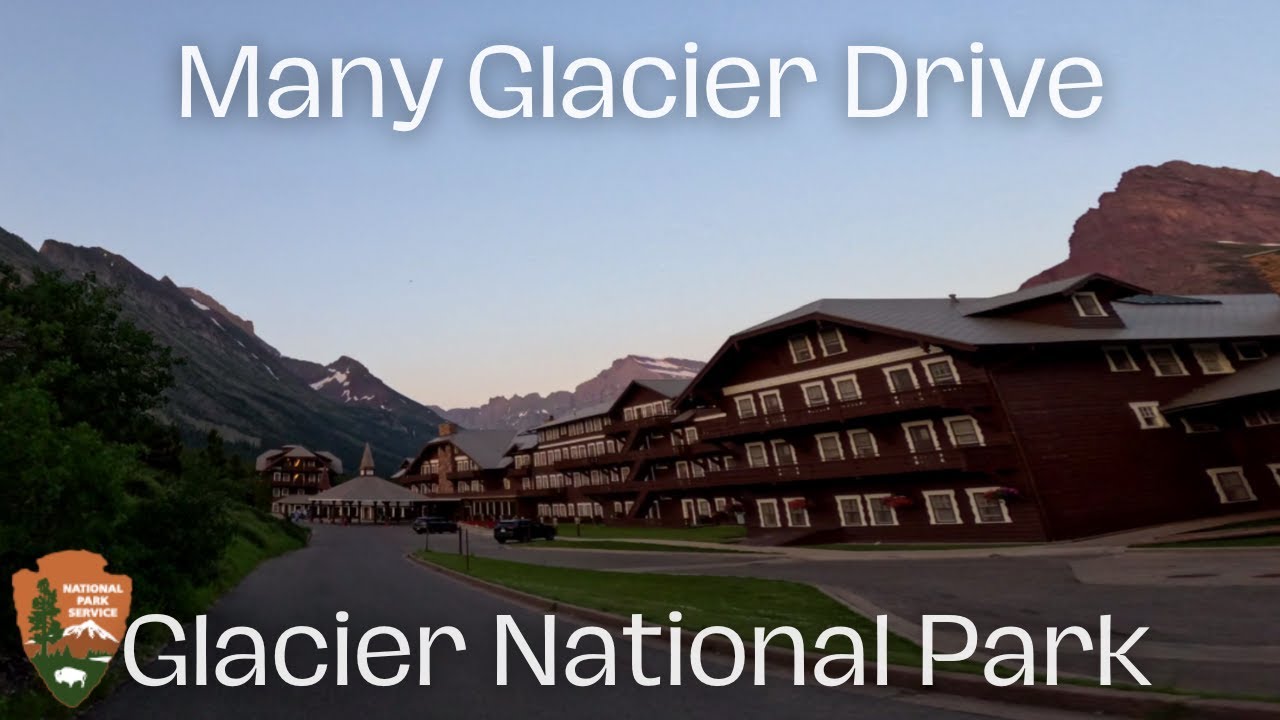 Many Glacier Drive | Scenic 4K Journey Through Glacier National Park
