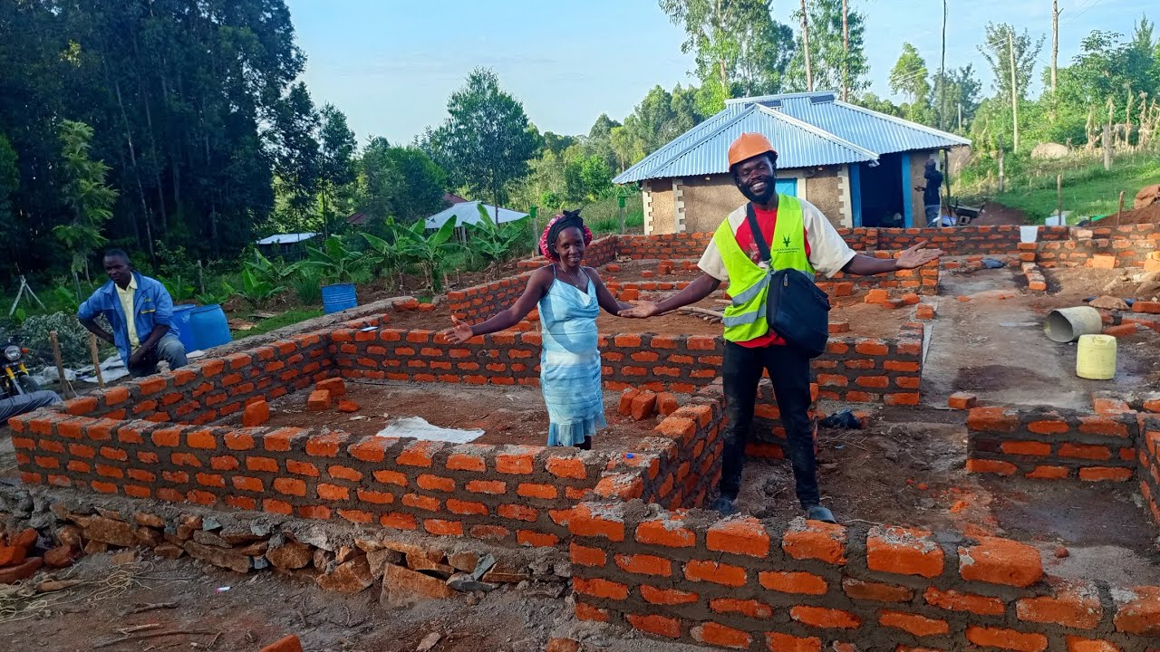 I Have Chosen To Do This, Finally A New Shape For 3bedrooms House After Setting