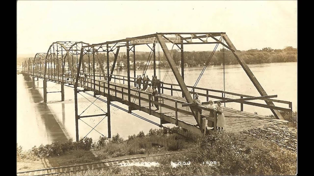 1899 Lecompton Bridge   Lecompton Kansas History