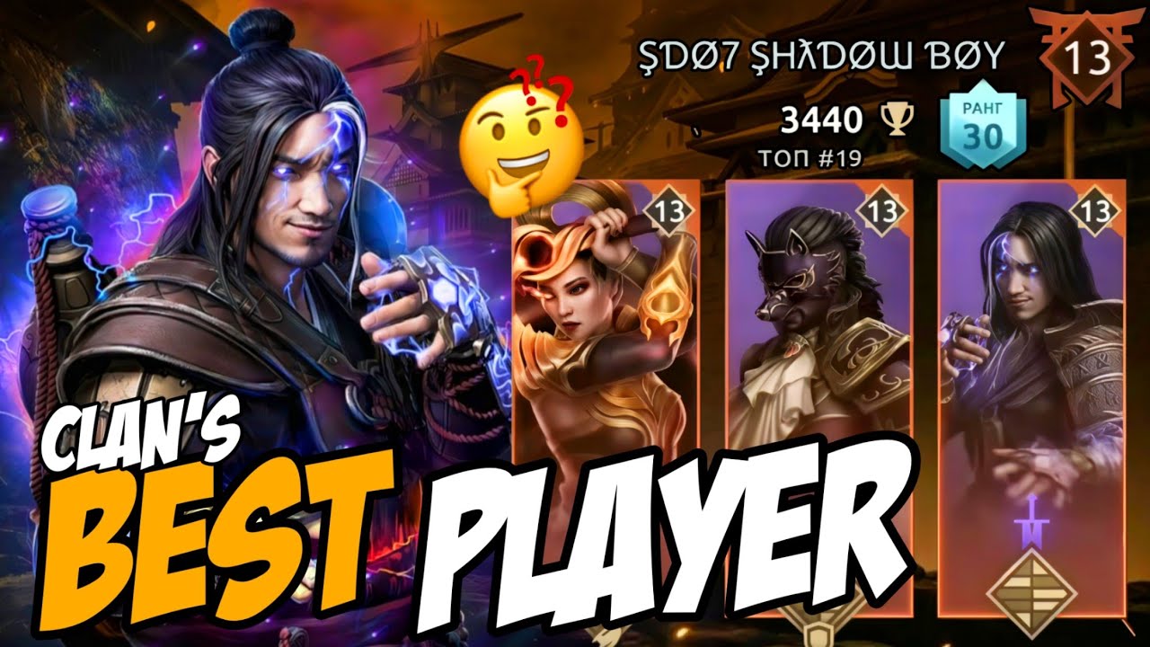 Experience BATTLING Clan's Best PLAYER 💯 Part-40 ft. SD07 Shadow boy 🔥 | Shadow Fight 4: Arena | SOT
