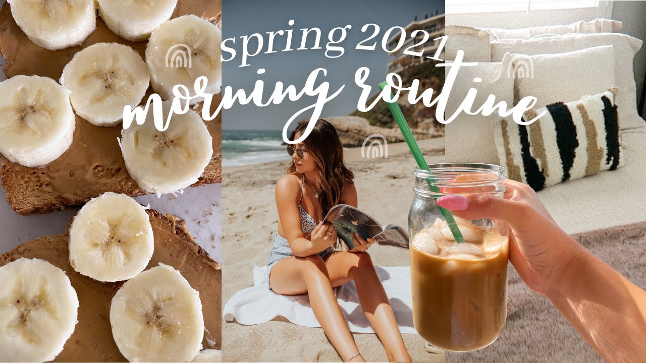 spring college morning routine 2021 ⋒