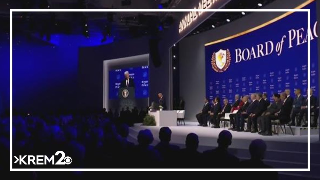 Trump rolls out his Board of Peace at the Davos forum, but many top US allies aren't participating