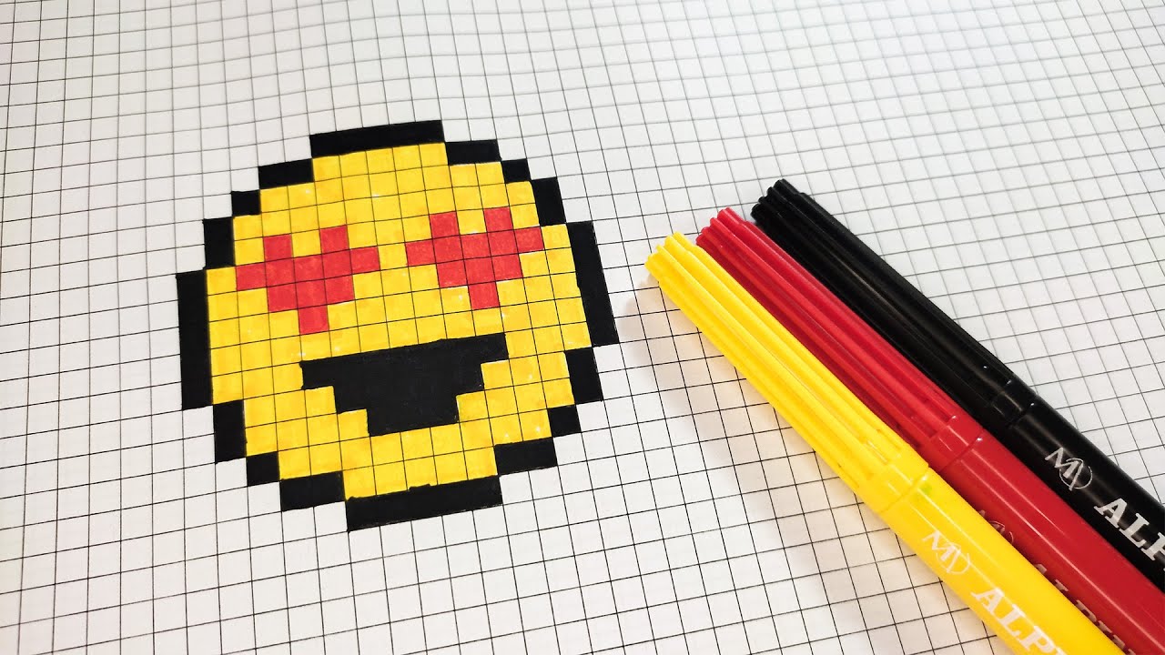 Pixel Art Emoji Nasıl Çizilir? #pixelart