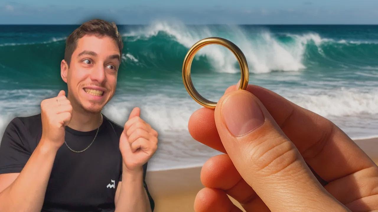 I Found Gold—but Nearly Got Swept Away by the Ocean 🌊💀