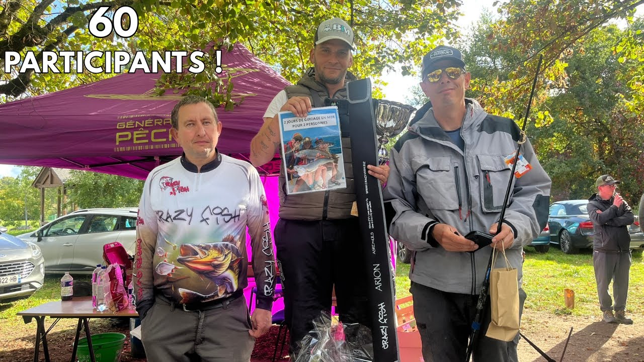 J’affronte 60 PÊCHEURS sur cette COMPÉTITION de pêche où tout les POISSONS COMPTENT ! 