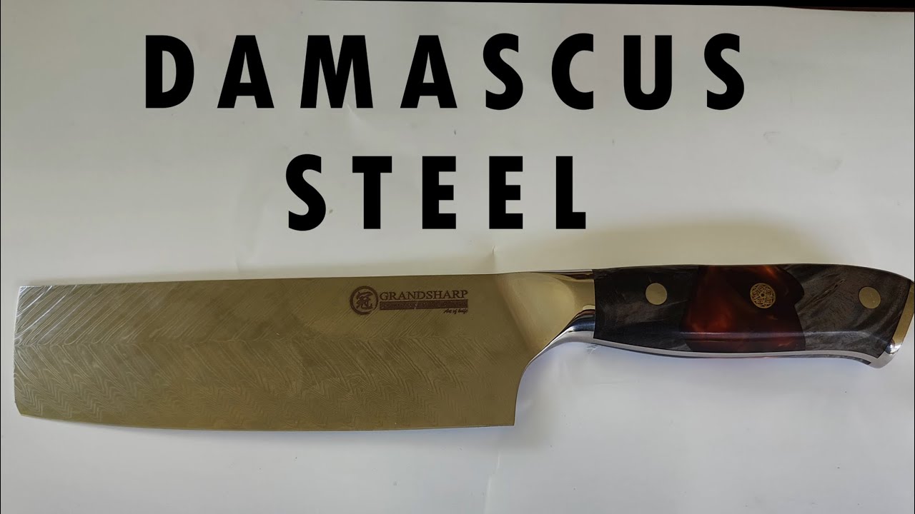 DAMASC&Eacute;NSK&Aacute; OCEL: Test nejostřej&scaron;&iacute;ho NOŽE! 🔪 Recenze a UNBOXING #knife 🤩 Absolutně MĚ NADCHL!