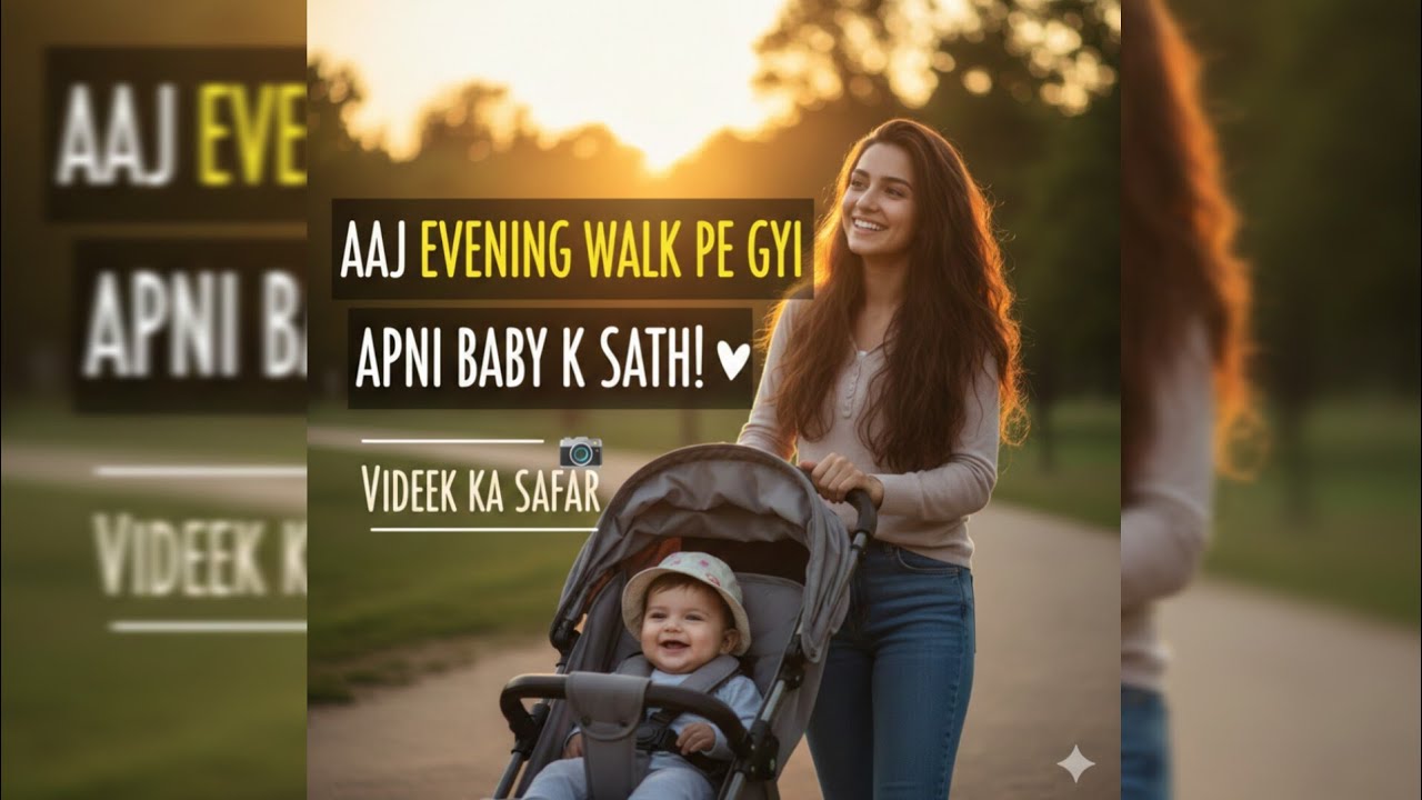 Vlog 30 | Aaj Evening Walk pe gyi apni baby k sath 😍 | My Evening Routine 😍