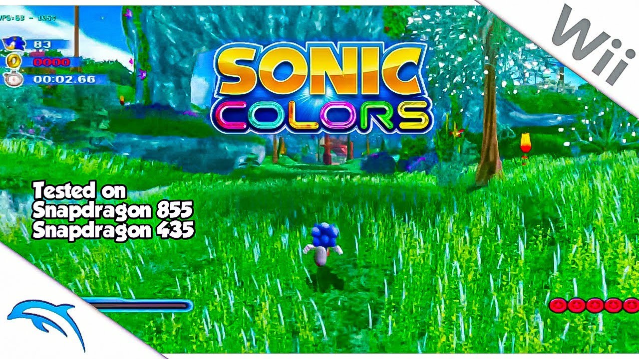 Config + Save Data Sonic Colors (Wii) | Dolphin Emulator Android