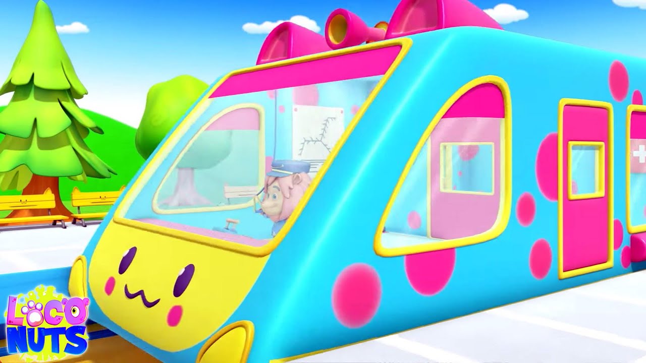 Train Song, Vehicle for Kids and Kindergarten Rhyme By Loco Nuts